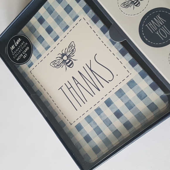 37 Pcs Rae Dunn Thank You Cards with Envelopes and Stickers - Picture 8 of 9